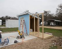 _MG_2667 Phase 1 of the storage shed is complete, now Phase 2 is in progress.