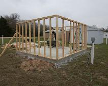 _MG_2669 Ken Bryant's observatory with the slab and pier poured, and the walls going up.