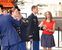 Craig-Martha-pin-stripes_3_2012_06_web Craig Parker and wife Martha, getting his Warrant Officer stripes. June, 2012